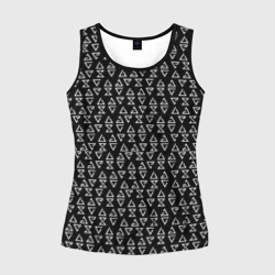 Женская майка 3D Ведьмачьи знаки Ведьмак 3 the Witcher