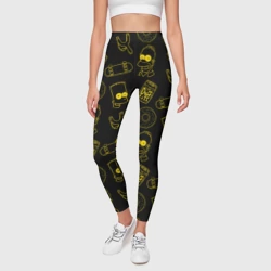 Леггинсы 3D Барт и Гомер - фото 2