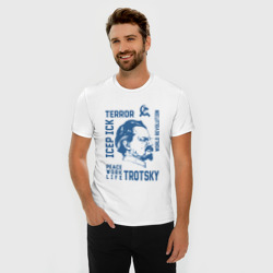 Мужская футболка хлопок Slim Троцкий - фото 2