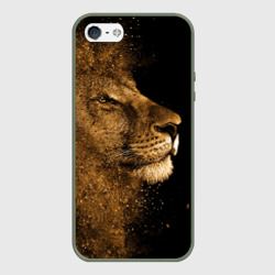 Чехол для iPhone 5/5S матовый Лев