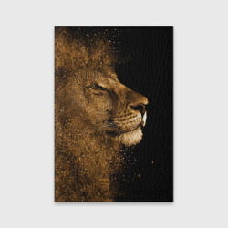 Обложка для паспорта матовая кожа Лев