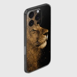 Чехол для iPhone 16 Pro Max силиконовый с защитой камеры Лев - фото 2