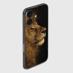 Чехол для iPhone 16 силиконовый с защитой камеры Лев - фото 2