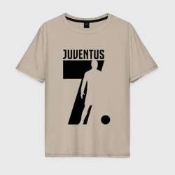 Мужская футболка хлопок Oversize Ronaldo juve sport