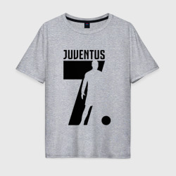 Мужская футболка хлопок Oversize Ronaldo juve sport