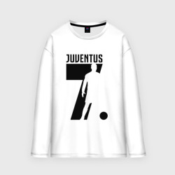 Мужской лонгслив oversize хлопок Ronaldo juve sport