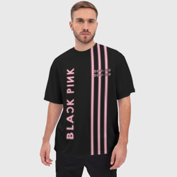 Мужская футболка oversize 3D Blackpink - фото 2