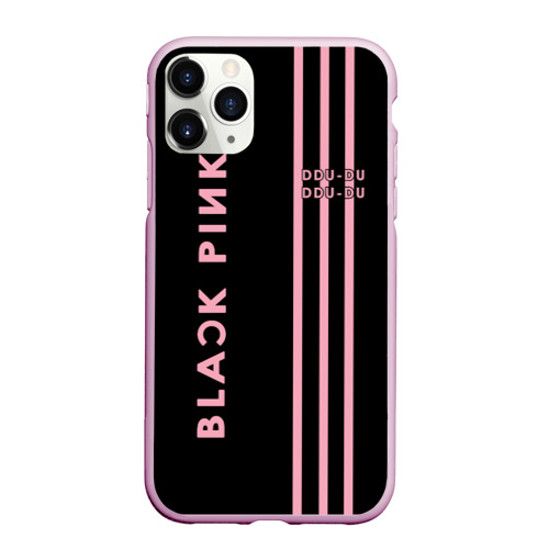 Чехол для iPhone 11 Pro Max матовый Blackpink, цвет розовый