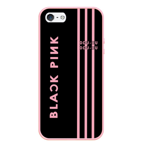 Чехол для iPhone 5/5S матовый Blackpink, цвет баблгам