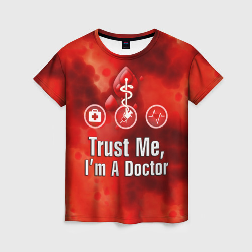 Женская футболка 3D Доктор, цвет 3D печать