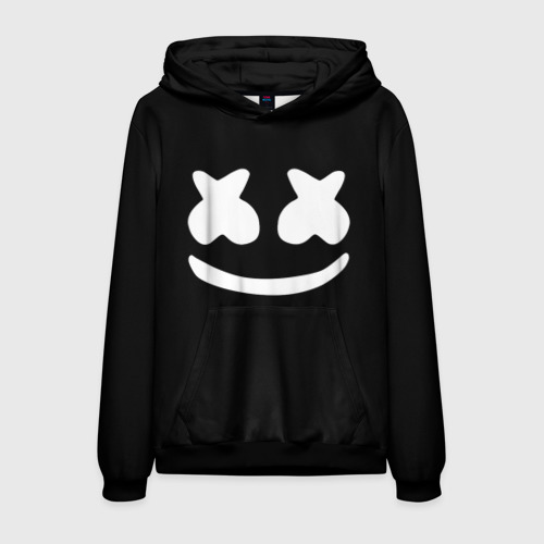 Мужская толстовка 3D Marshmello black, цвет черный