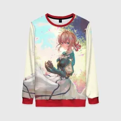 Женский свитшот 3D Violet Evergarden 8