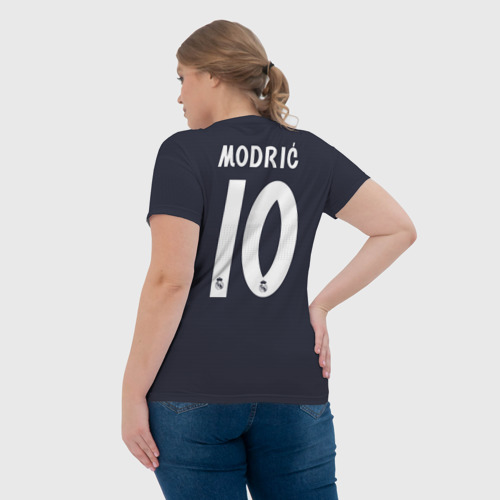 Женская футболка 3D Modric away 18-19, цвет 3D печать - фото 7