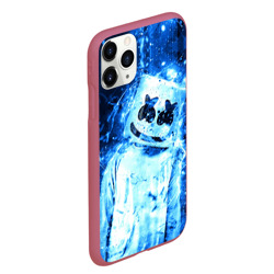 Чехол для iPhone 11 Pro Max матовый Marshmello - фото 2