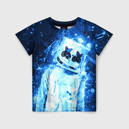 Детская футболка 3D Marshmello Фото 01 Детская футболка 3D Marshmello Фото 01