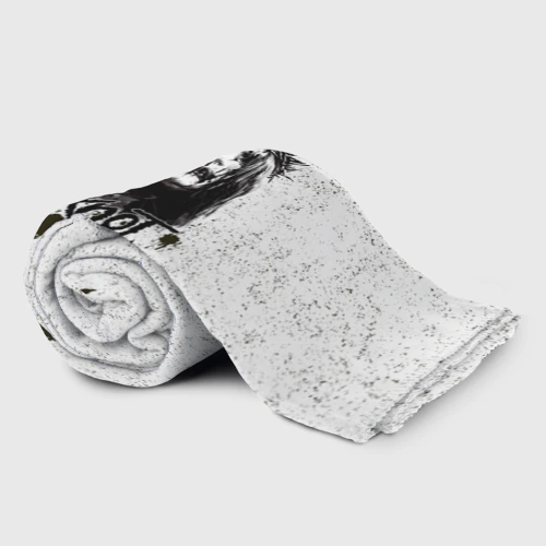 Плед 3D с принтом Slipknot, фото на моделе #1