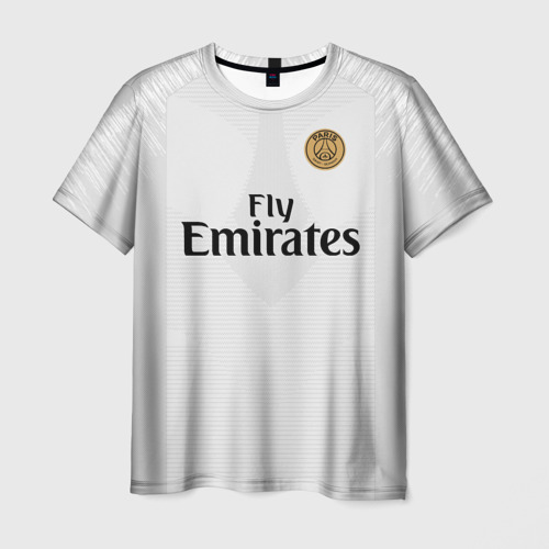 Мужская футболка 3D PSG away 18-19, цвет 3D печать