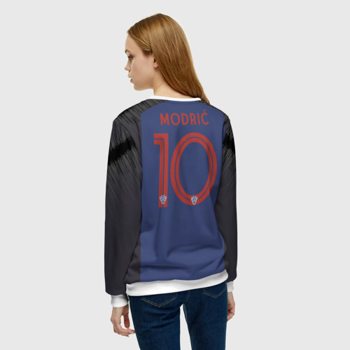 Женский свитшот 3D Modric away WC 2018, цвет 3D печать - фото 4