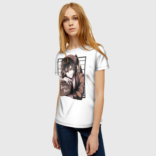Женская футболка 3D Isaac Foster, цвет 3D печать - фото 3