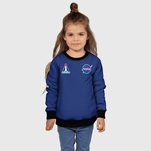 Детский свитшот 3D с принтом NASA, фото #4