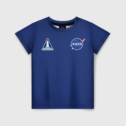 Детская футболка 3D NASA, цвет 3D печать