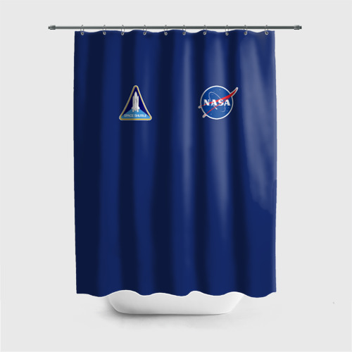 Штора 3D для ванной NASA