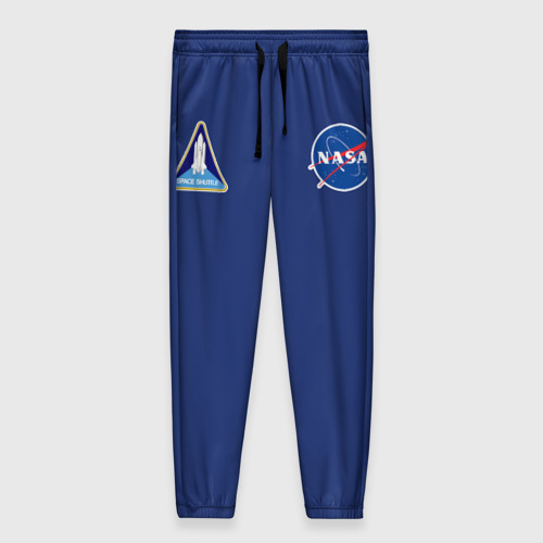 Женские брюки 3D с принтом NASA, вид спереди #2