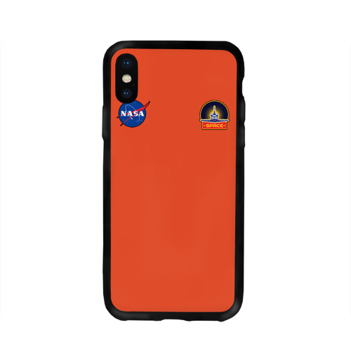 Чехол для Apple iPhone X силиконовый глянцевый NASA Фото 01 Чехол для Apple iPhone X силиконовый глянцевый NASA Фото 01
