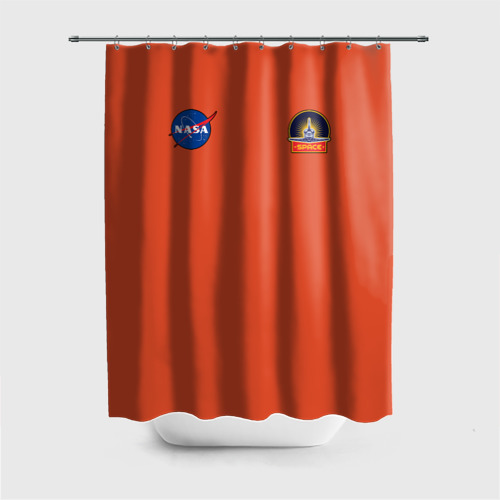 Штора 3D для ванной NASA Фото 01 Штора 3D для ванной NASA Фото 01