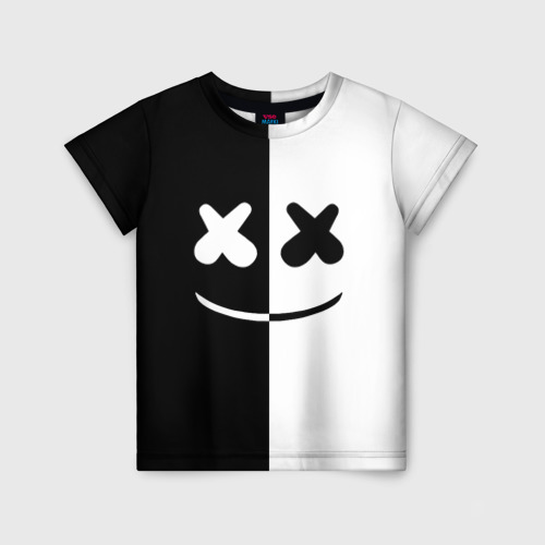 Детская футболка 3D MARSHMELLO BLACK & WHITE Фото 01 Детская футболка 3D MARSHMELLO BLACK & WHITE Фото 01