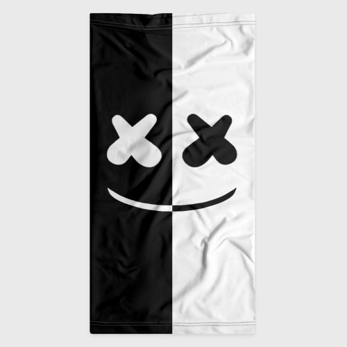 Бандана-труба 3D Marshmello black & white, цвет 3D печать - фото 7