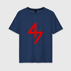 Agent 47 hitman – Женская футболка хлопок Oversize с принтом купить со скидкой в -16%