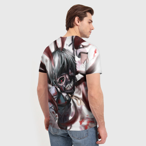 Мужская футболка 3D Канеки Кен, цвет 3D печать - фото 4