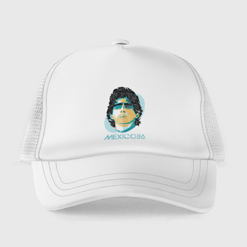 Детская кепка тракер Марадона, цвет белый - фото 2