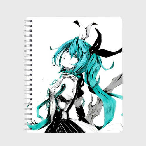 Тетрадь Акварель Mika Hatsune