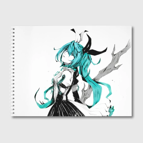 Альбом для рисования Акварель Mika Hatsune