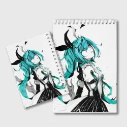 Блокнот Акварель Mika Hatsune - фото 2