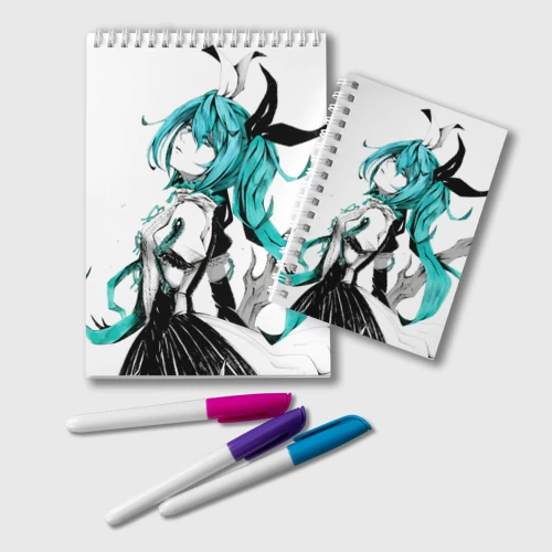 Блокнот Акварель Mika Hatsune