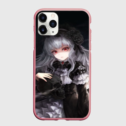 Чехол для iPhone 11 Pro Max матовый Темная Хатсуне Мику