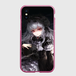 Чехол для iPhone XS Max матовый Темная Хатсуне Мику