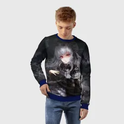 Детский свитшот 3D Темная Хатсуне Мику - фото 2