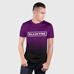 Мужская футболка 3D Slim Blackpink - фото 2