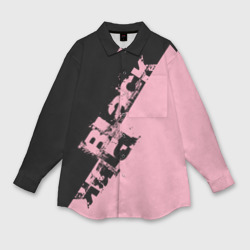 Мужская рубашка oversize 3D Blackpink блекпинк