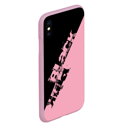 Чехол для iPhone XS Max матовый Blackpink блекпинк, цвет розовый - фото 3