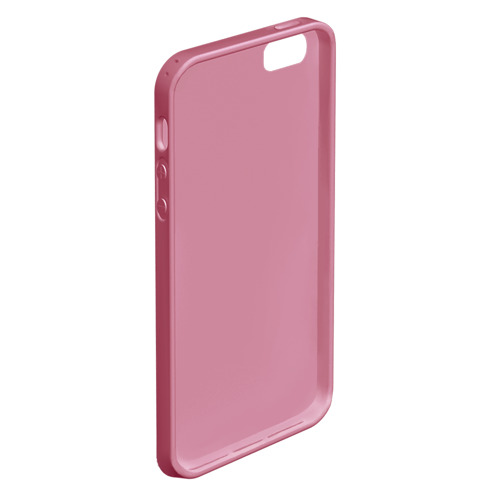 Чехол для iPhone 5/5S матовый Blackpink блекпинк, цвет малиновый - фото 4