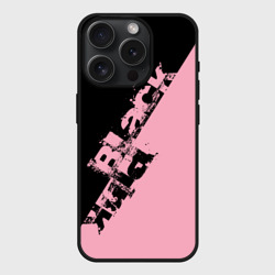 Чехол силиконовый для Apple iPhone 15 Pro матовый Blackpink блекпинк