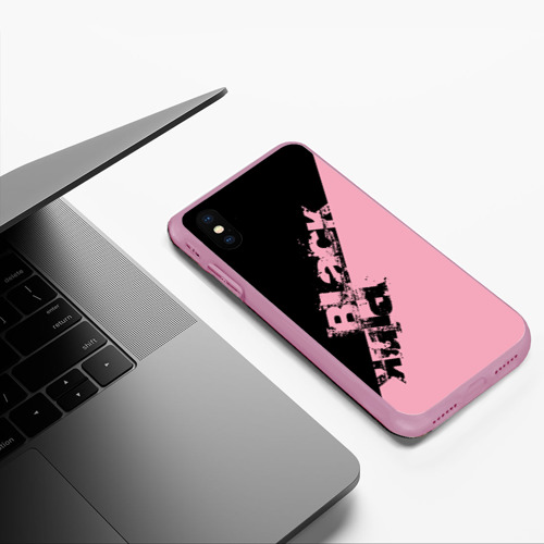 Чехол для iPhone XS Max матовый Blackpink блекпинк, цвет розовый - фото 5