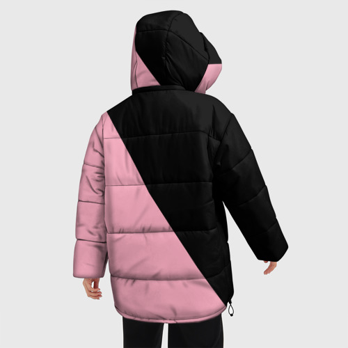 Женская зимняя куртка Oversize Blackpink блекпинк, цвет черный - фото 4