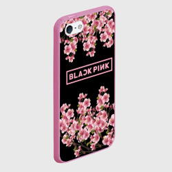 Чехол для iPhone 5/5S матовый Blackpink Sakura - фото 2