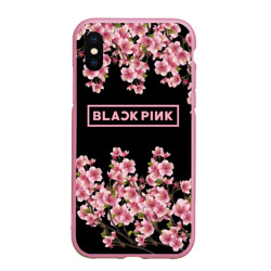 Чехол для iPhone XS Max матовый Blackpink Sakura